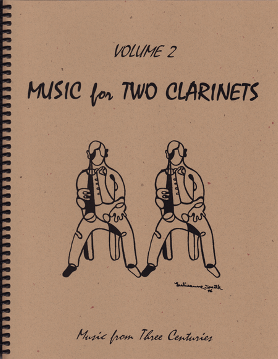 Music for Two Clarinets, Volume 2 Clarinet Duet scores gallery preview page 1