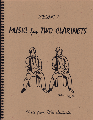 Book cover for Music for Two Clarinets, Volume 2