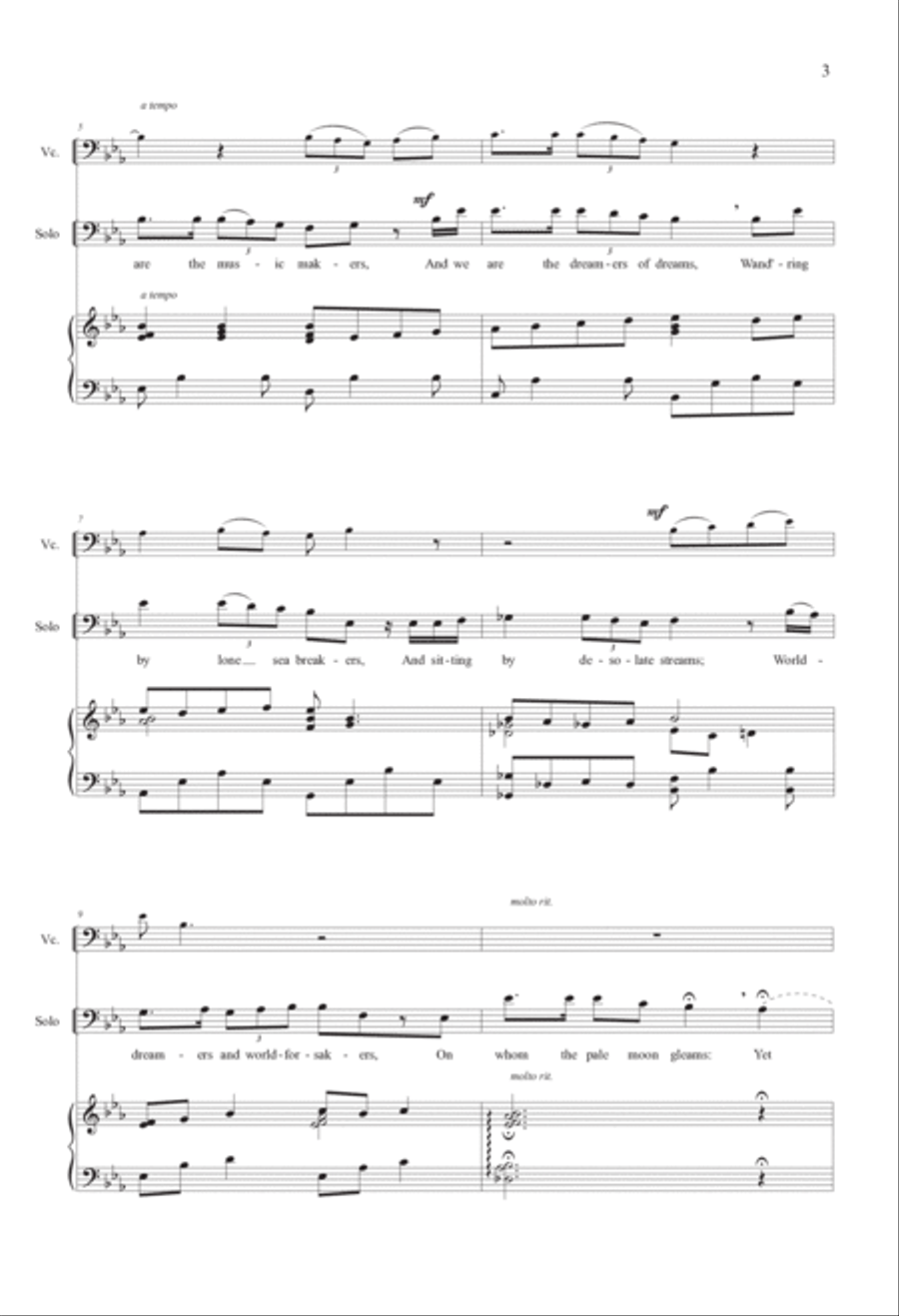 Music Makers, Dreamers of Dreams TTBB scores gallery preview page 3