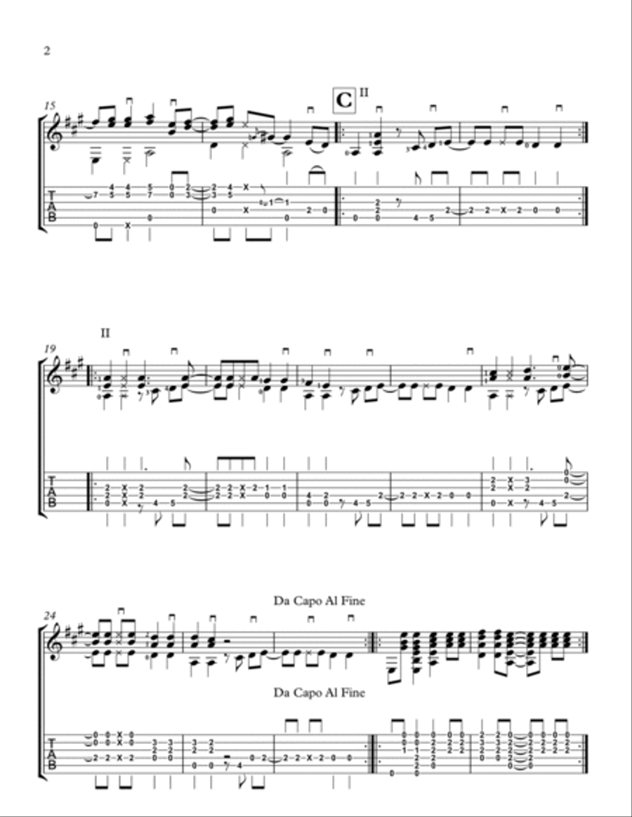 Cherry, Cherry Cherry, Cherry Electric Guitar scores gallery preview page 2
