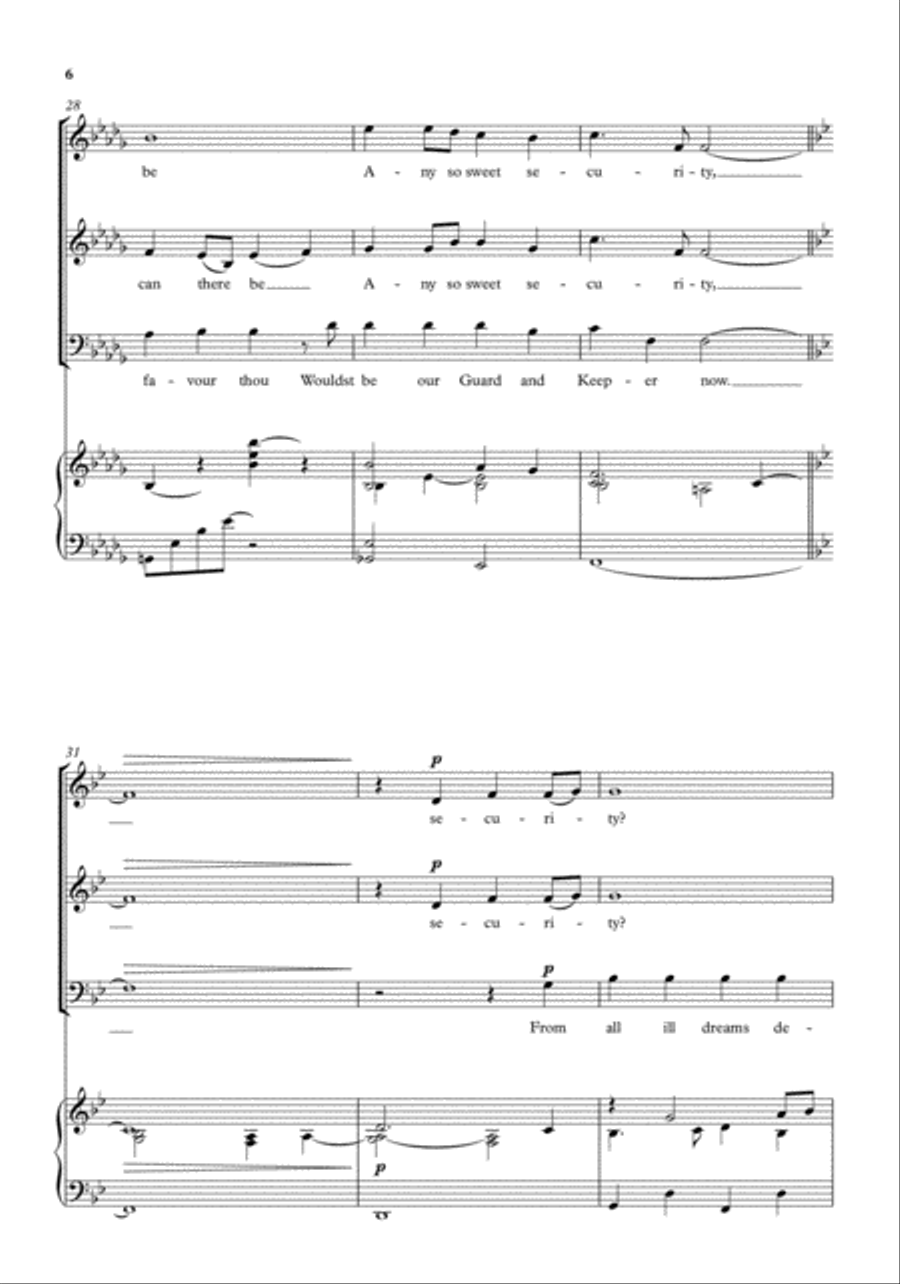 Evening Hymn Evening Hymn 3-Part scores gallery preview page 6