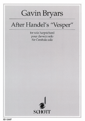 After Handel's "Vesper"