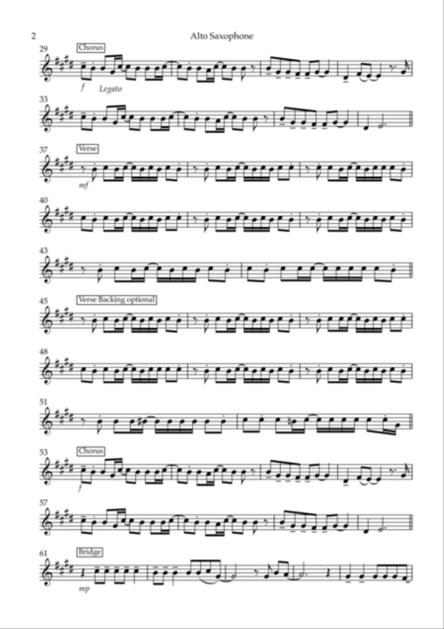 Can't Stop Woodwind Duet scores gallery preview page 2