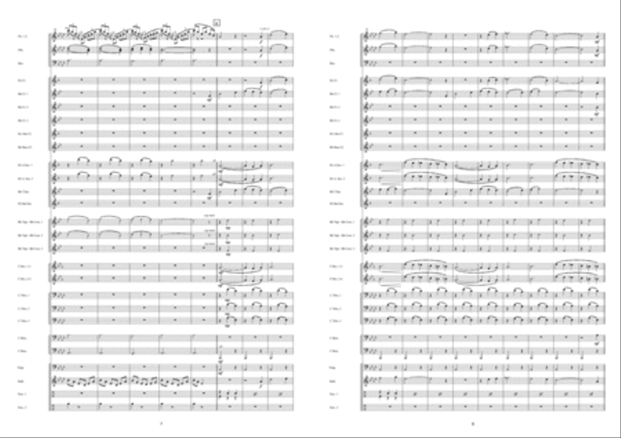 Edith Piaf ! Concert Band scores gallery preview page 5