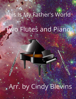 Book cover for This Is My Father's World, Two Flutes and Piano