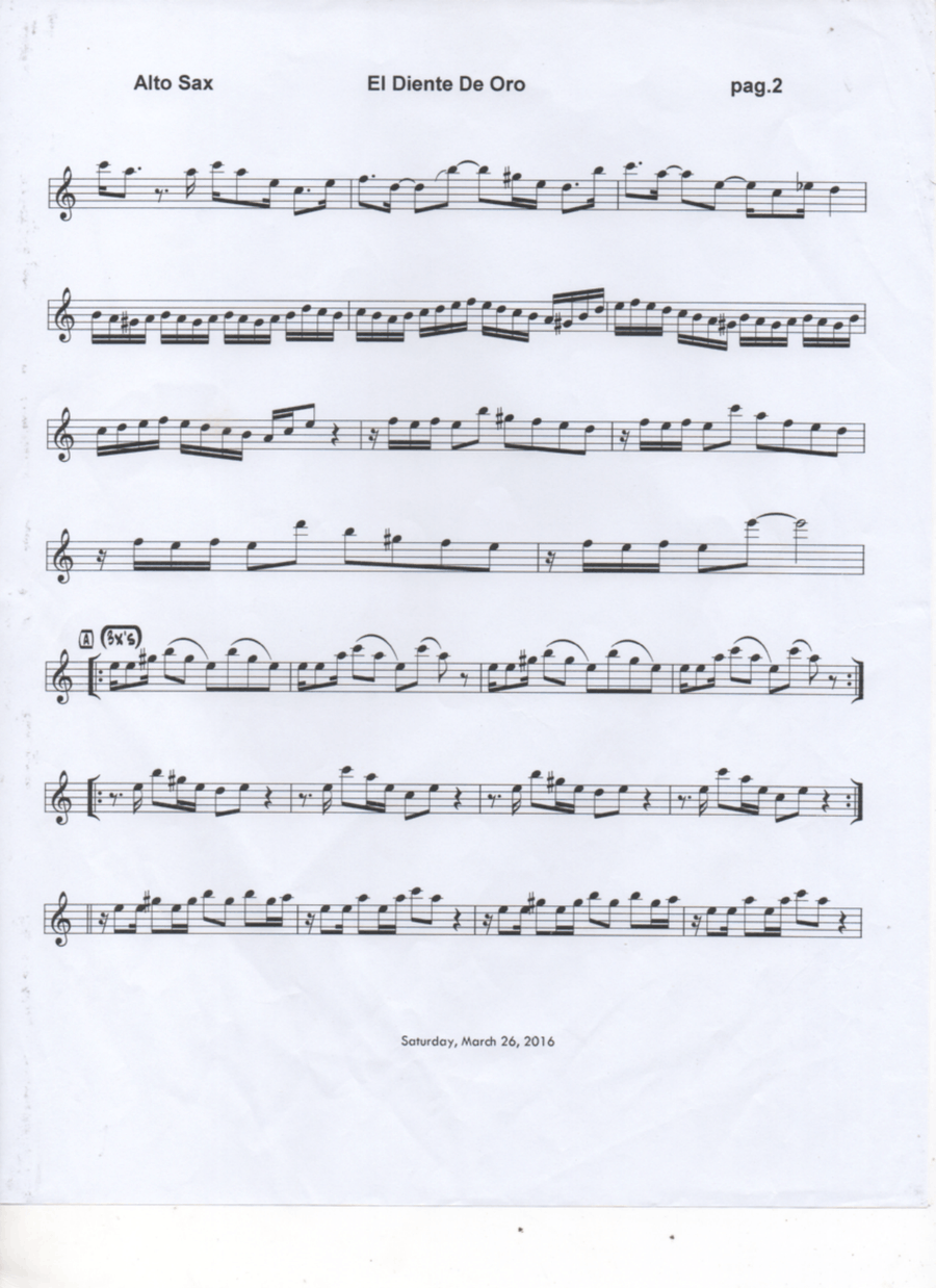 El diente de oro tipico Full Orchestra scores gallery preview page 2