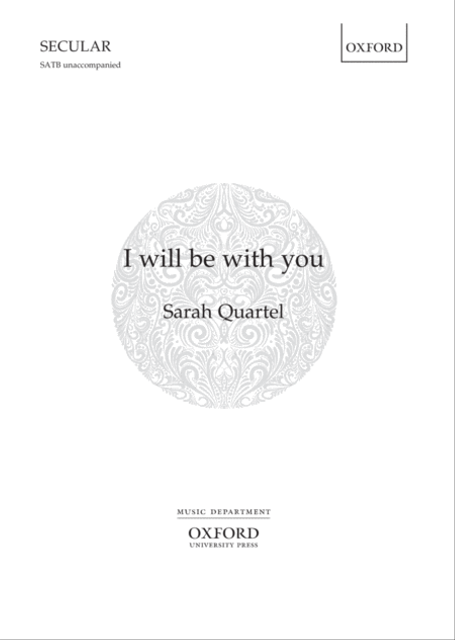 I will be with you 4-Part scores gallery preview page 1