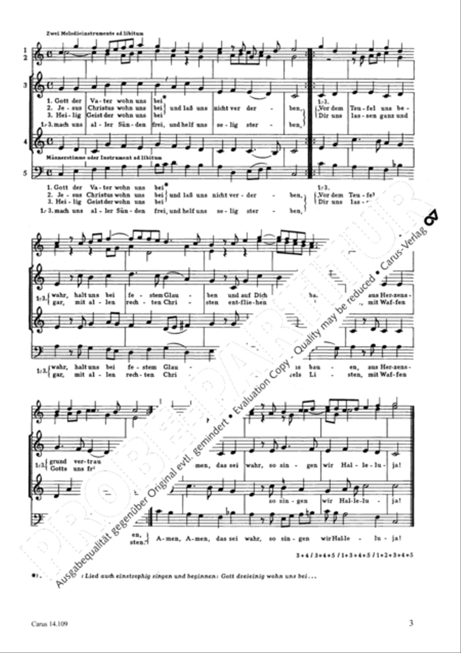 Werner: Gott, der Vater; Kukuck: Heut singt Score scores gallery preview page 2