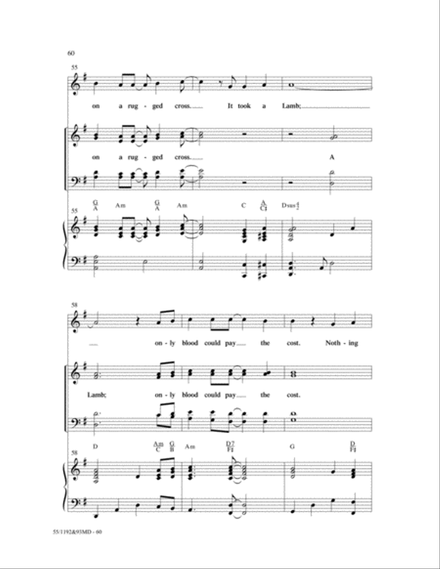 The Lamb 4-Part scores gallery preview page 37