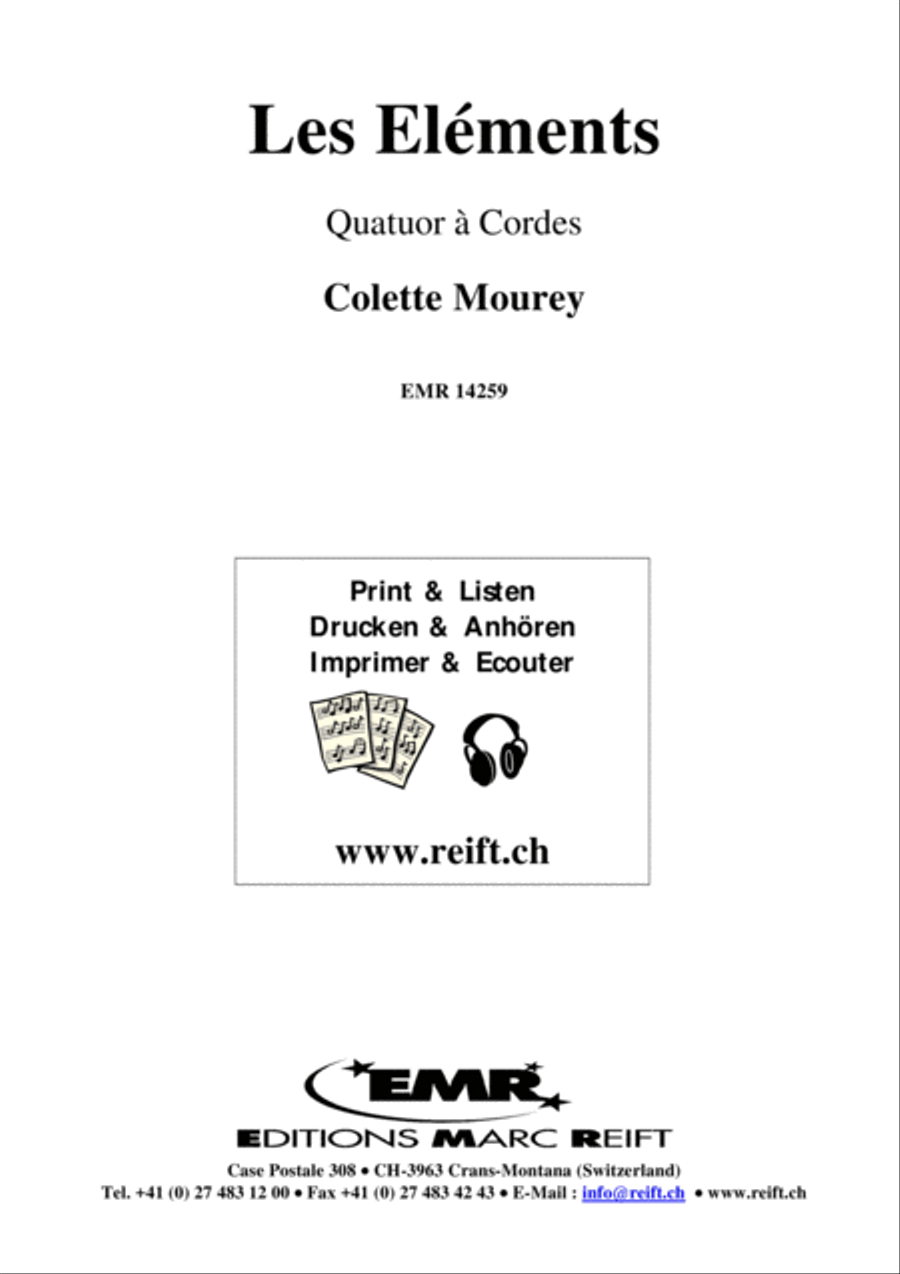 Les Elements Les Elements String Quartet scores gallery preview page 2