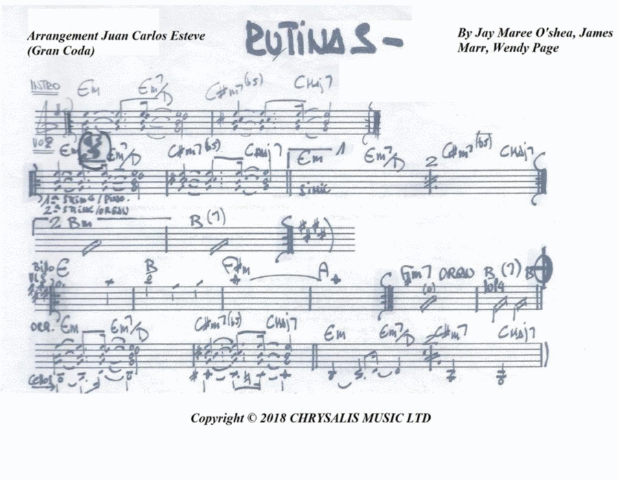 Rutinas Easy Piano scores gallery preview page 1
