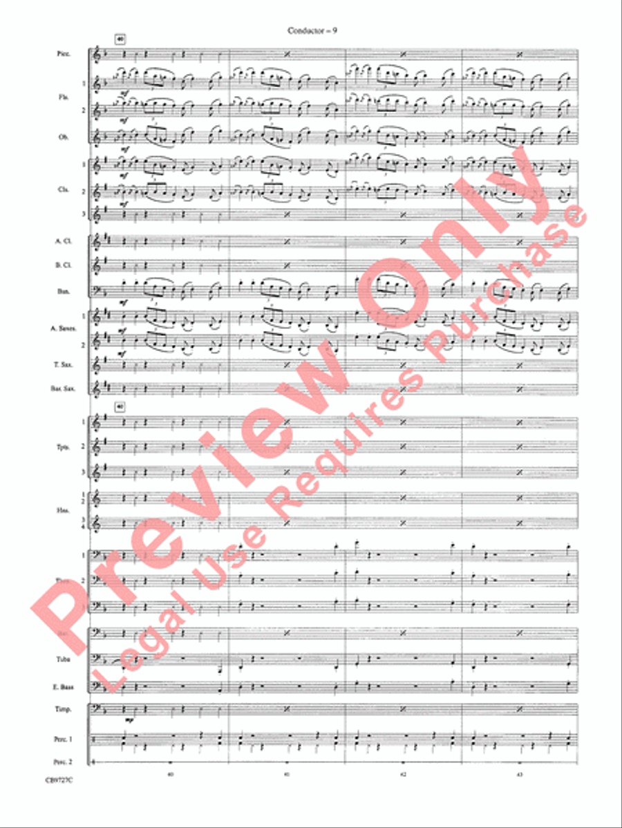 Dave Brubeck: It's About Time Concert Band scores gallery preview page 12
