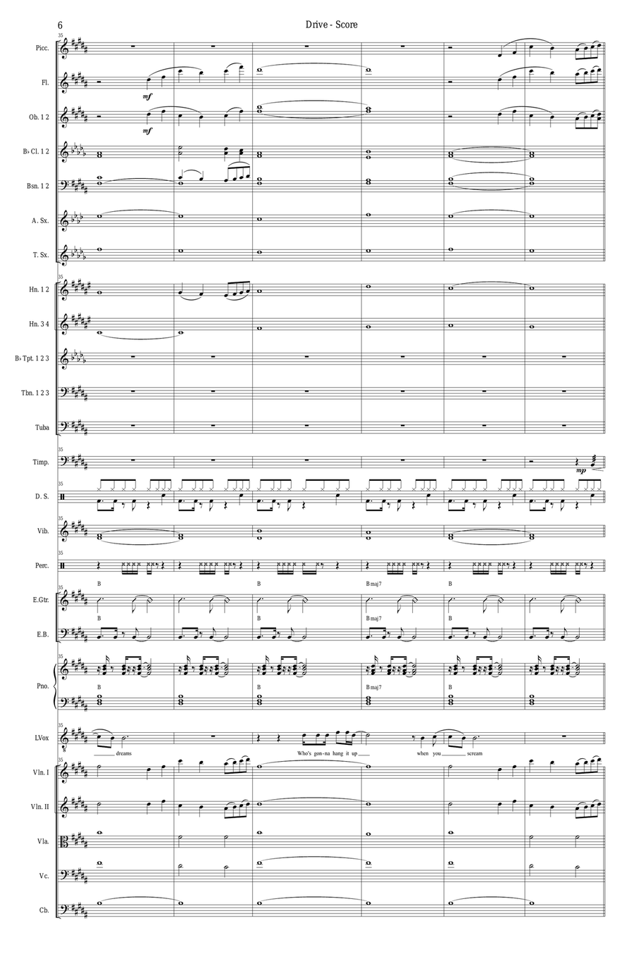 Drive Full Orchestra scores gallery preview page 6