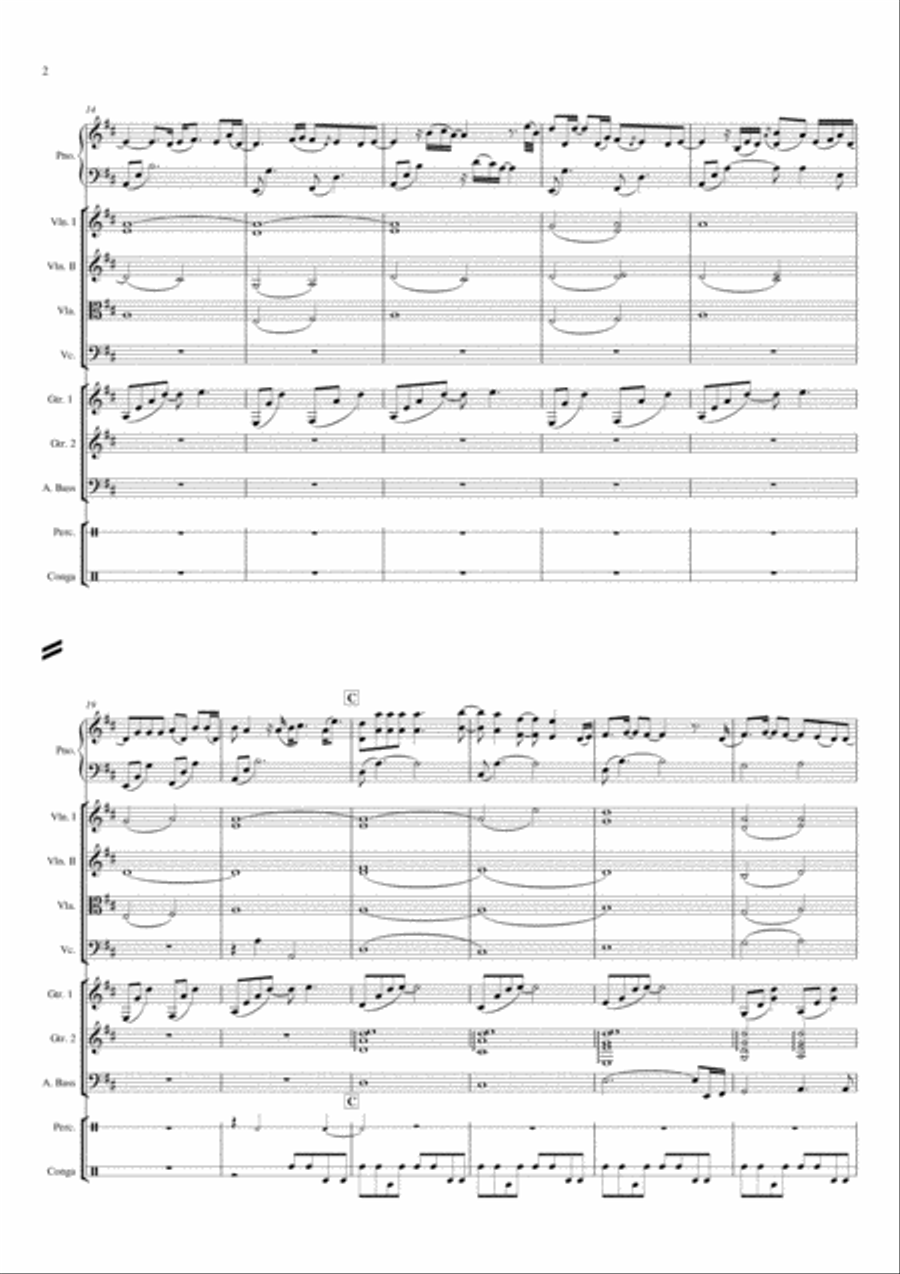 The Heart Of Worship (when The Music Fades) Large Ensemble scores gallery preview page 2