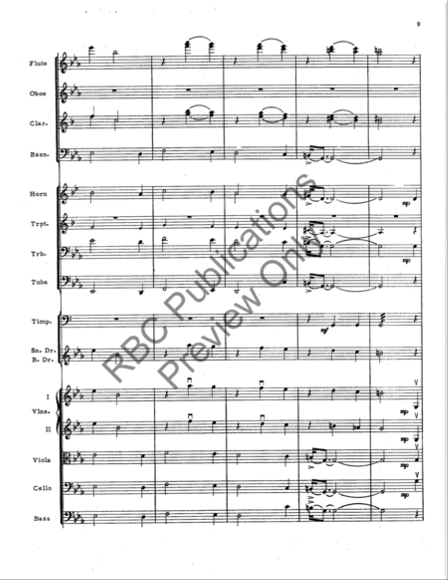Fum Fum Fum Orch (Score) Full Orchestra scores gallery preview page 10