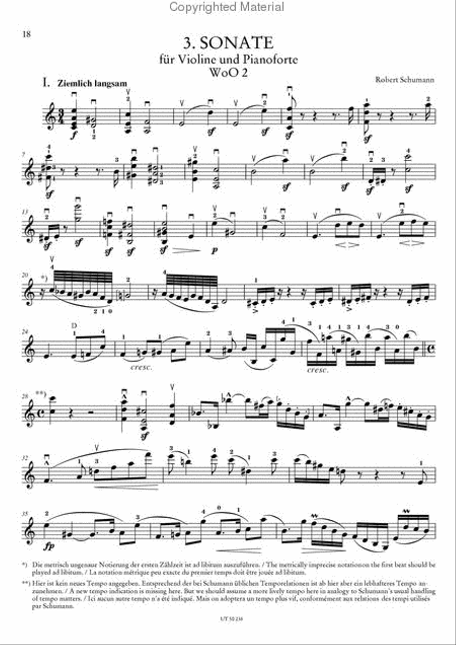 Sonatas for Violin and Piano, WoO 2 - Volume 2 Chamber Music scores gallery preview page 6