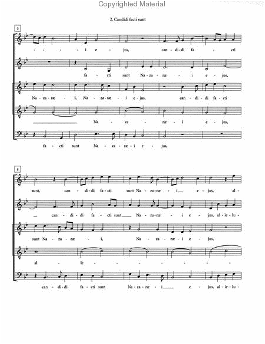 Candidi facti sunt Candidi facti sunt SATTB scores gallery preview page 3