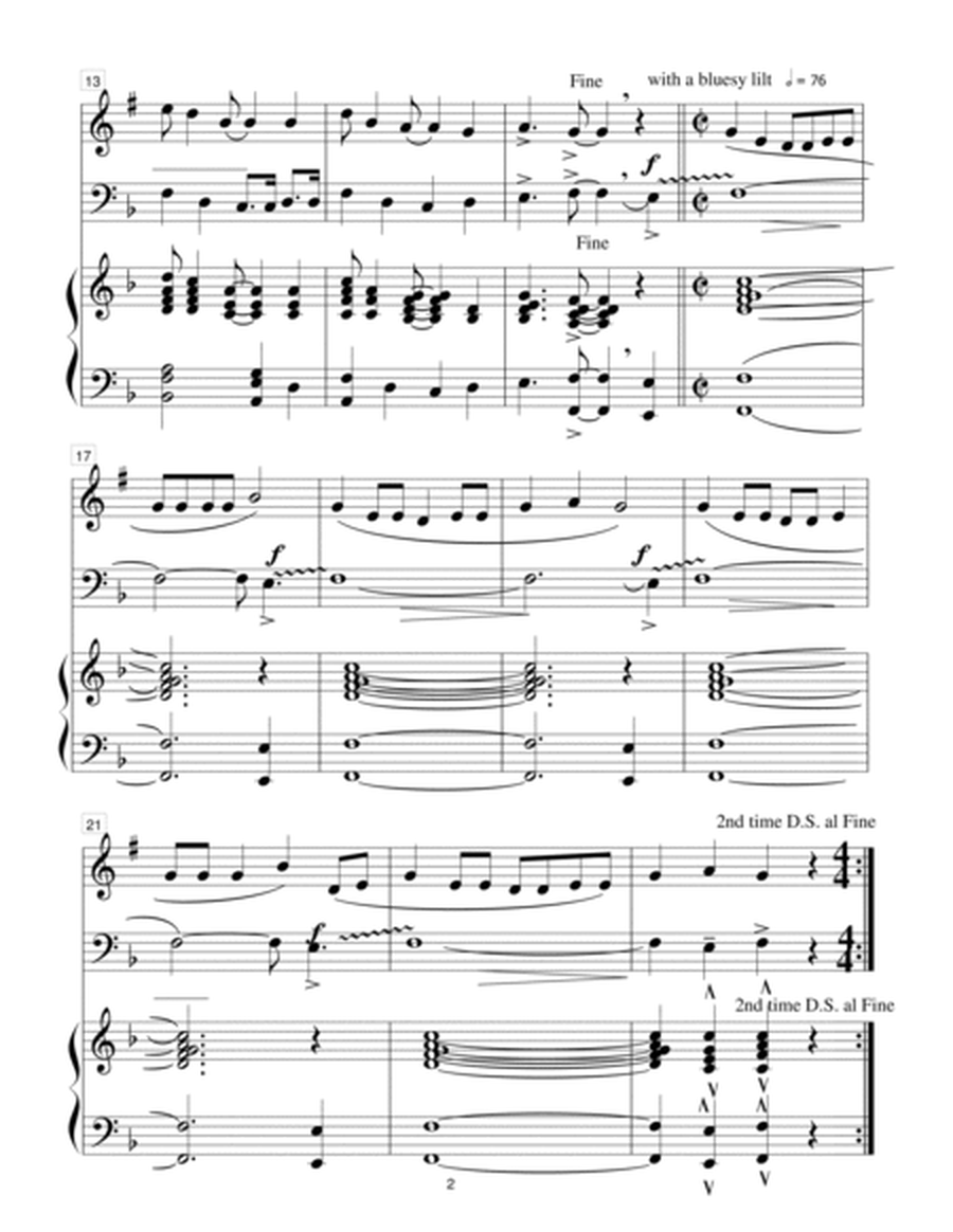 Flyin', Flyin' - cornet/euphonium duet with piano image number null