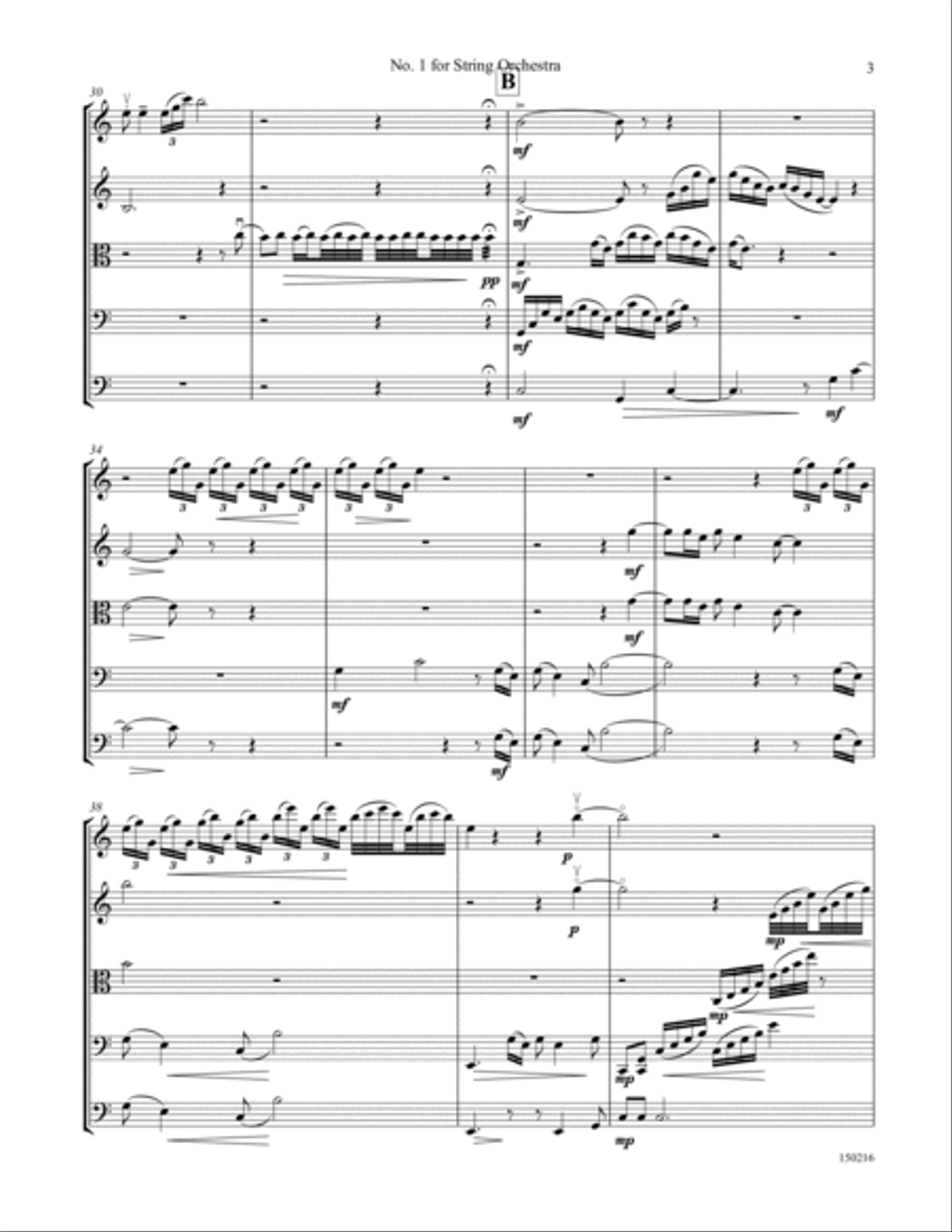 Suite for String Orchestra String Orchestra scores gallery preview page 5