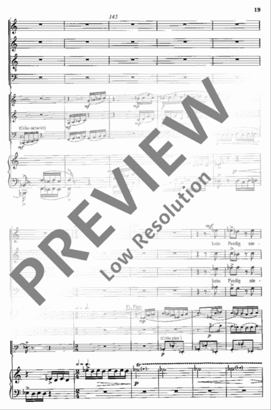 Des Antonius von Padua Fischpredigt 4-Part scores gallery preview page 20