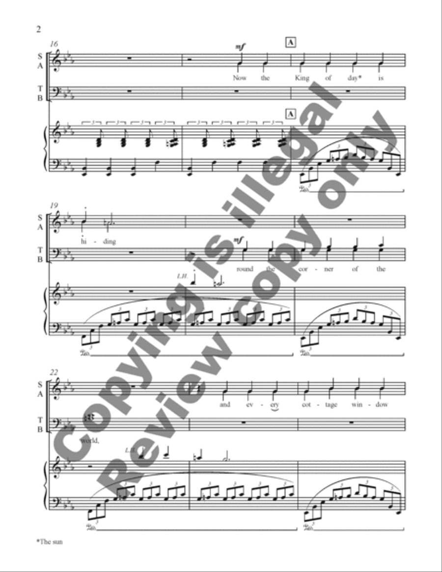 <br>Sheet music extract