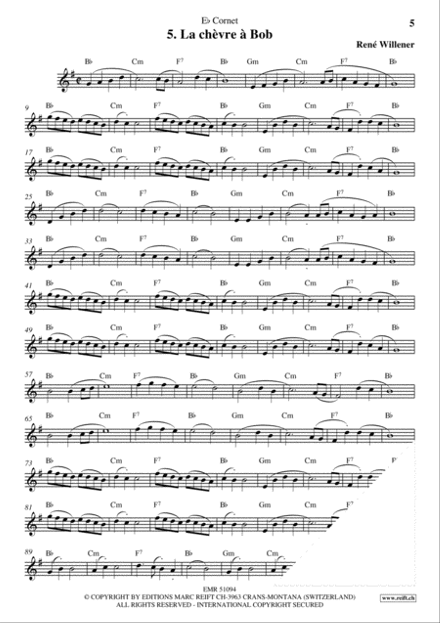 La Fete au Chalet Volume 1 Cornet scores gallery preview page 7