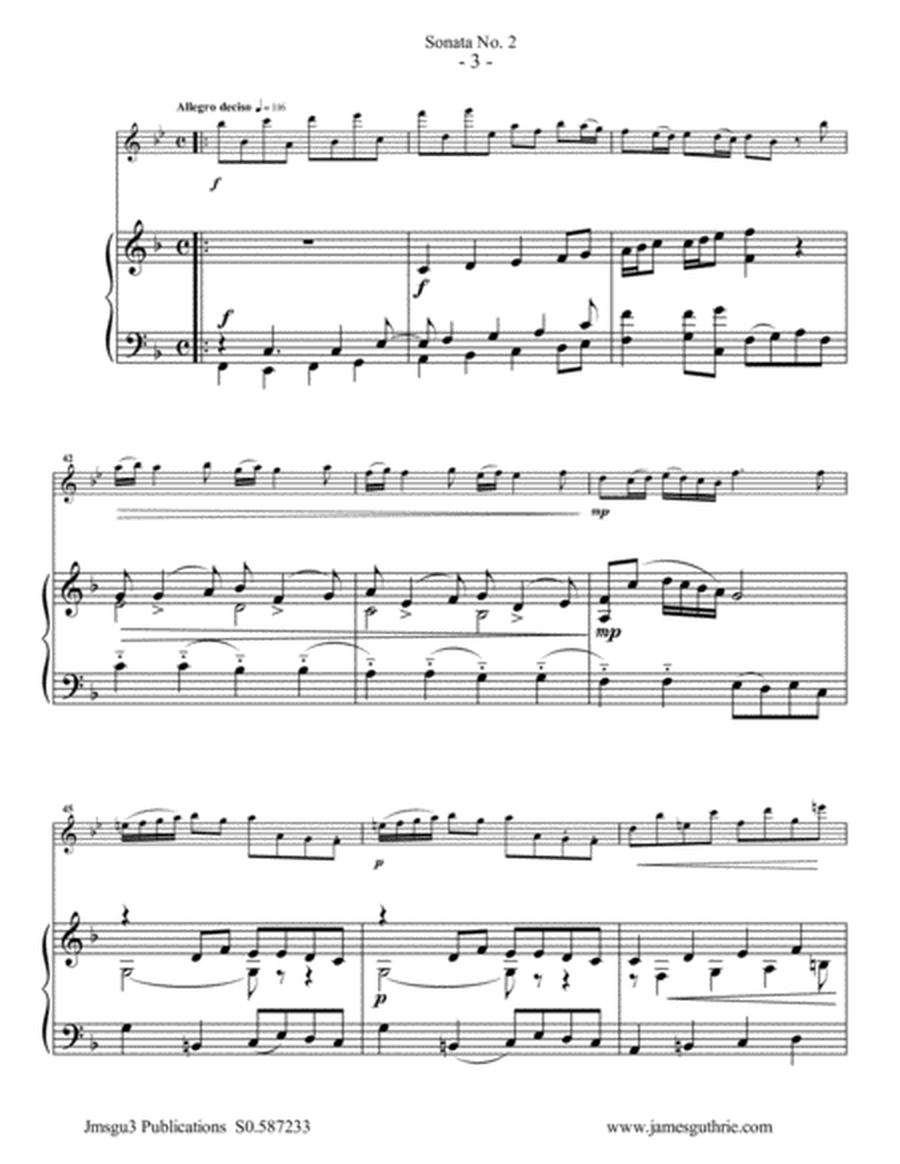 Vivaldi: Sonata No. 2 for Alto Flute & Piano image number null