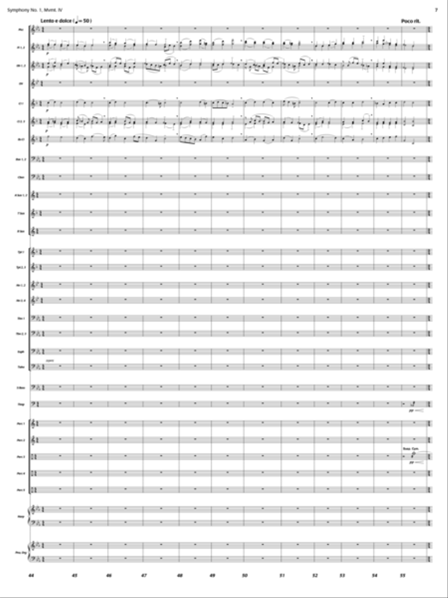 New Day Rising (Symphony 1, New Day Rising, Mvt. IV) Concert Band scores gallery preview page 6