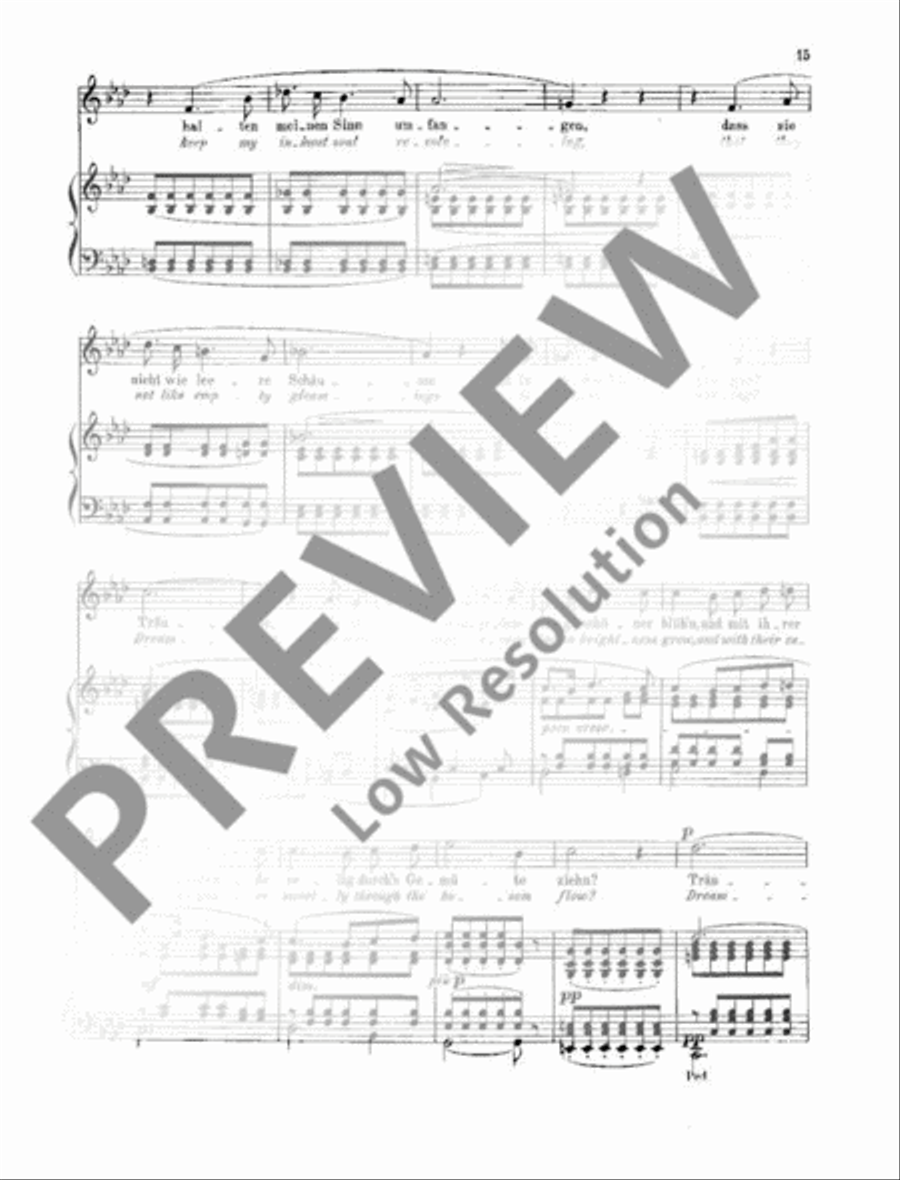 Wesendonck-Lieder Piano scores gallery preview page 18