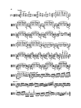 Paganini: Twenty-four Caprices, Op. 1 No. 19 (Transcribed for Viola Solo)