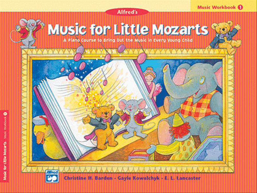 Music for Little Mozarts Music Workbook, Book 1 Piano Method scores gallery preview page 1