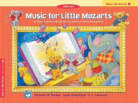 Music for Little Mozarts Music Workbook, Book 1 by Christine H. Barden Piano Method - Sheet Music