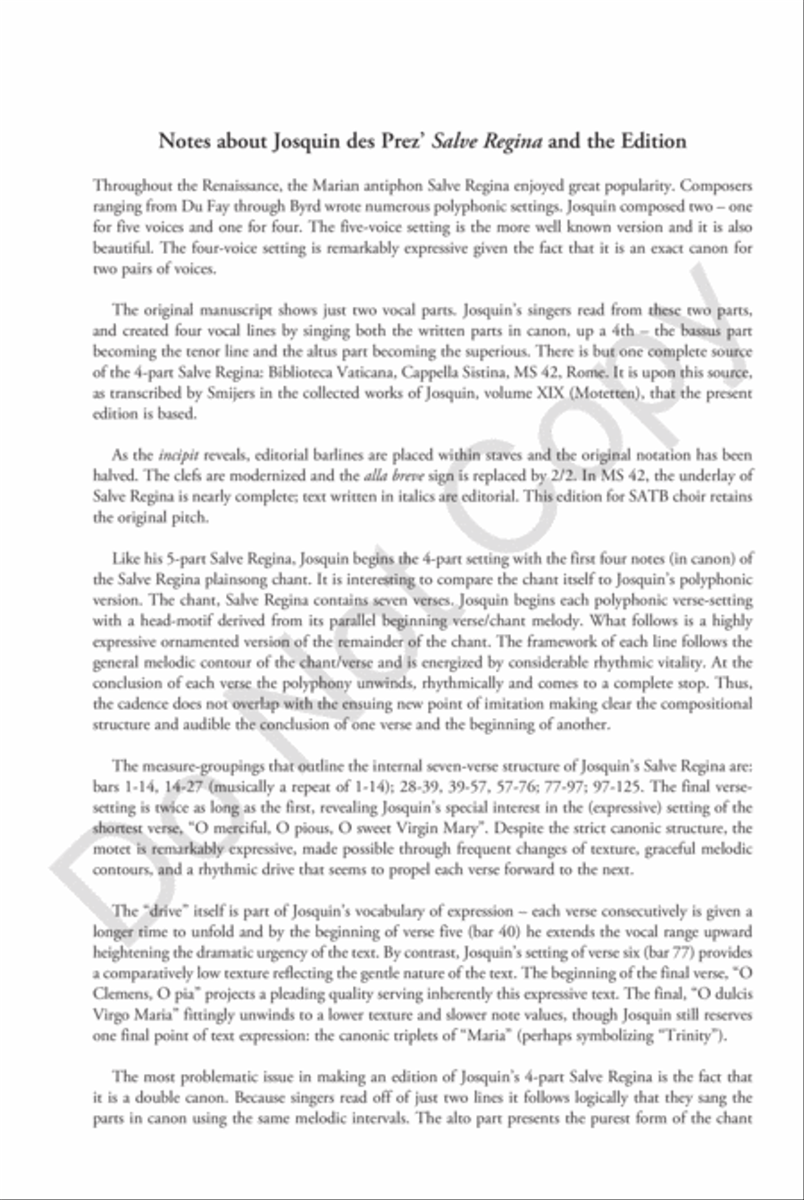 Salve Regina 4-Part scores gallery preview page 18