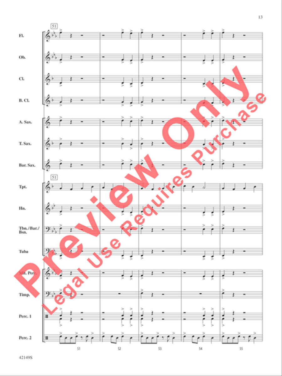 Arikara Concert Band scores gallery preview page 6