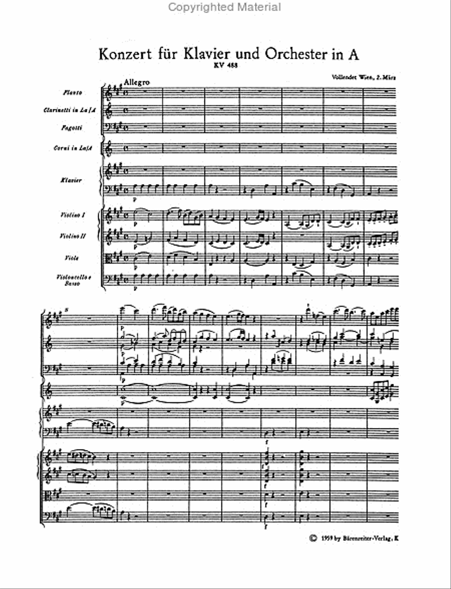 Klavierkonzerte, Band 7 Orchestra scores gallery preview page 2