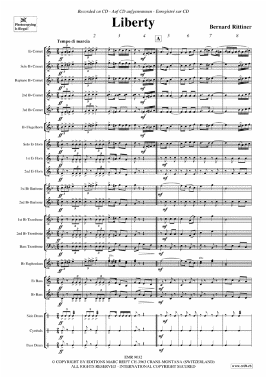 Liberty Brass Band scores gallery preview page 4