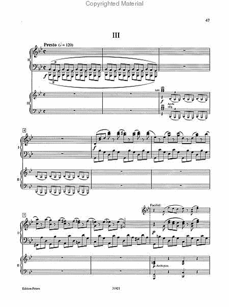 Piano Concerto No. 2 in G minor Op. 22 (Edition for 2 Pianos)