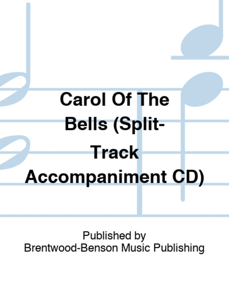 Carol Of The Bells (Split-Track Accompaniment CD)
