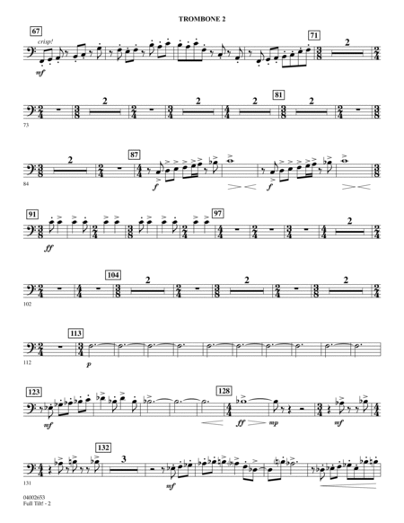 Full Tilt - Trombone 2