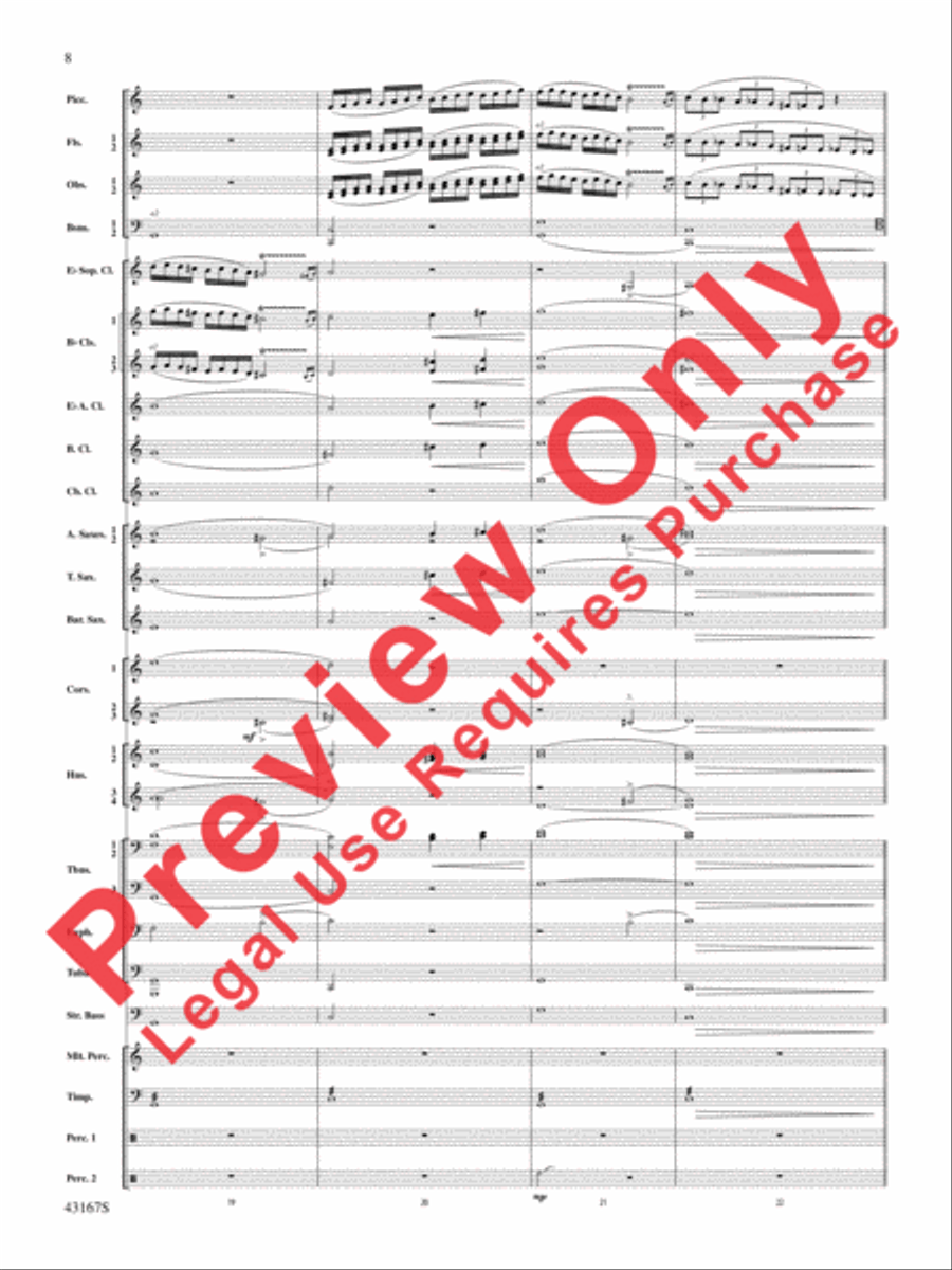 Down to the Sea in Ships (from the NBC TV Film Project 20) Concert Band scores gallery preview page 9