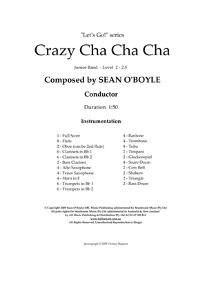 Book cover for Crazy Cha Cha Cha - Score