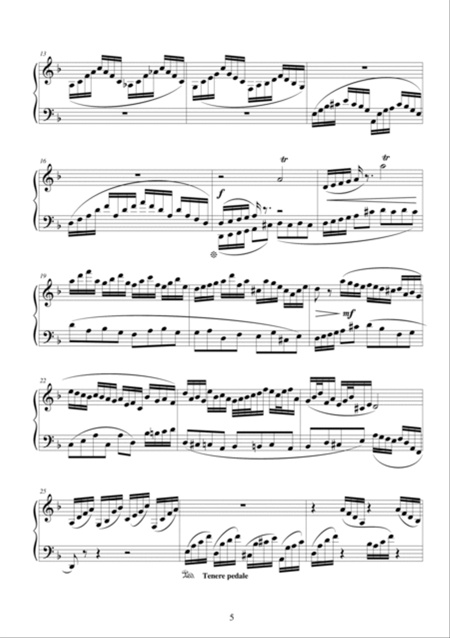 Little Prelude and Fantasy for Piano - CS107 4-Part scores gallery preview page 5