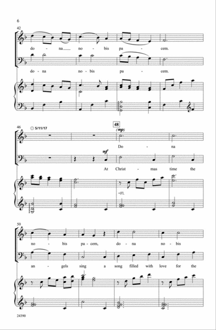 Christmas Peace Canon 2-Part scores gallery preview page 6