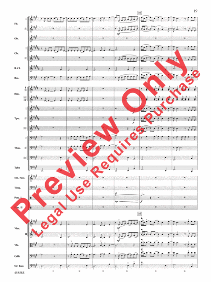 Hamilton, Suite from the Broadway Musical Full Orchestra scores gallery preview page 18