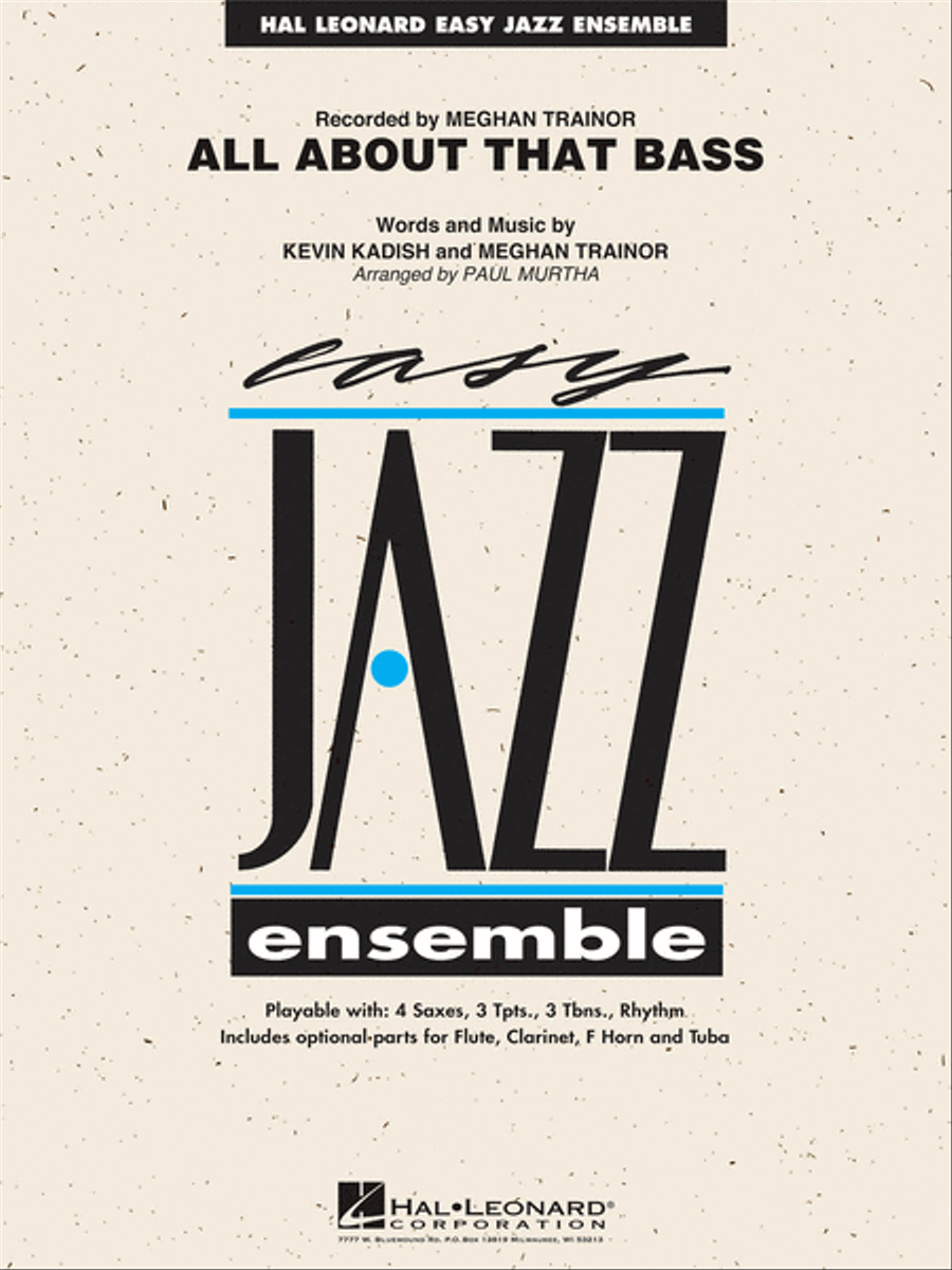 All About That Bass Jazz Ensemble scores gallery preview page 1