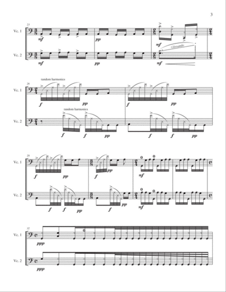 Lasso, Lassus String Duet scores gallery preview page 5