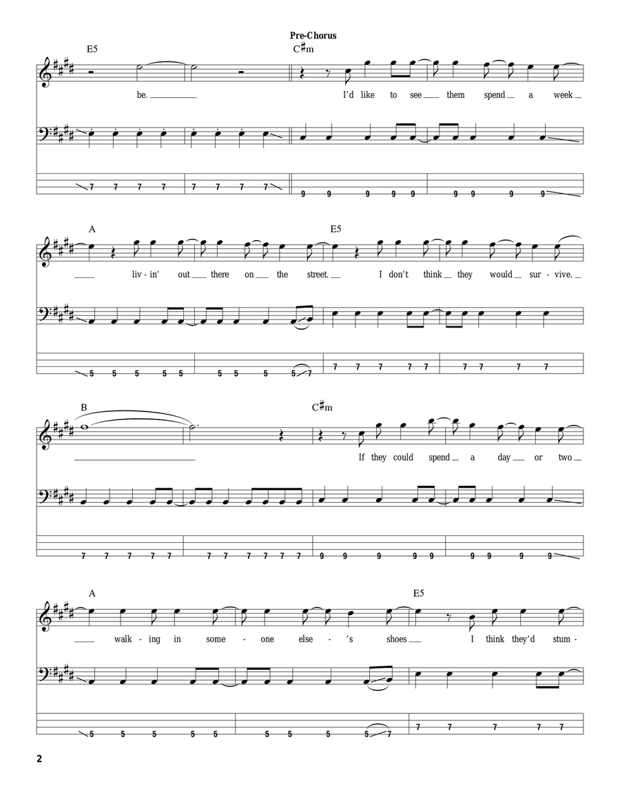 Lifestyles Of The Rich And Famous Acoustic Guitar scores gallery preview page 2