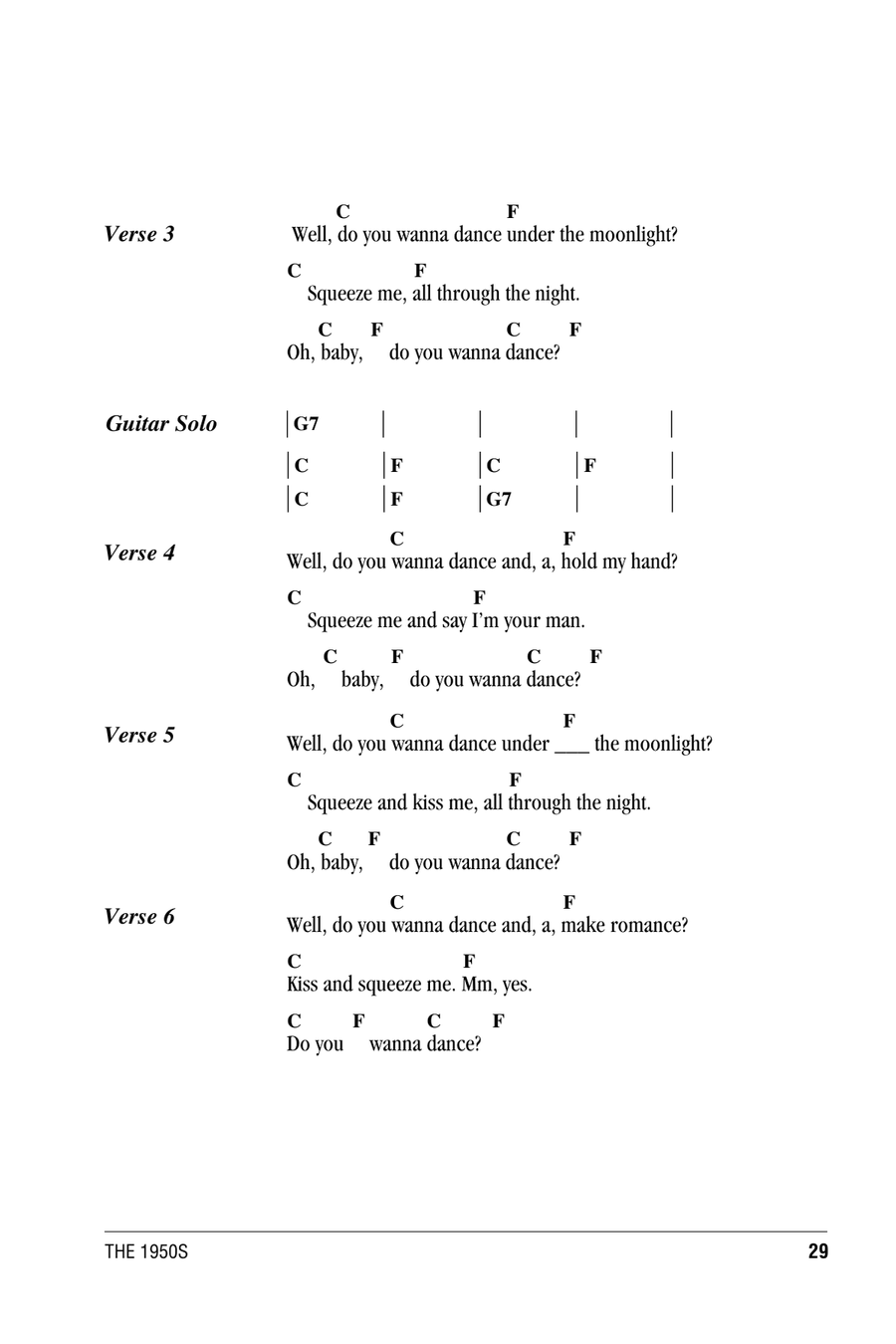 Do You Want To Dance? Acoustic Guitar scores gallery preview page 2