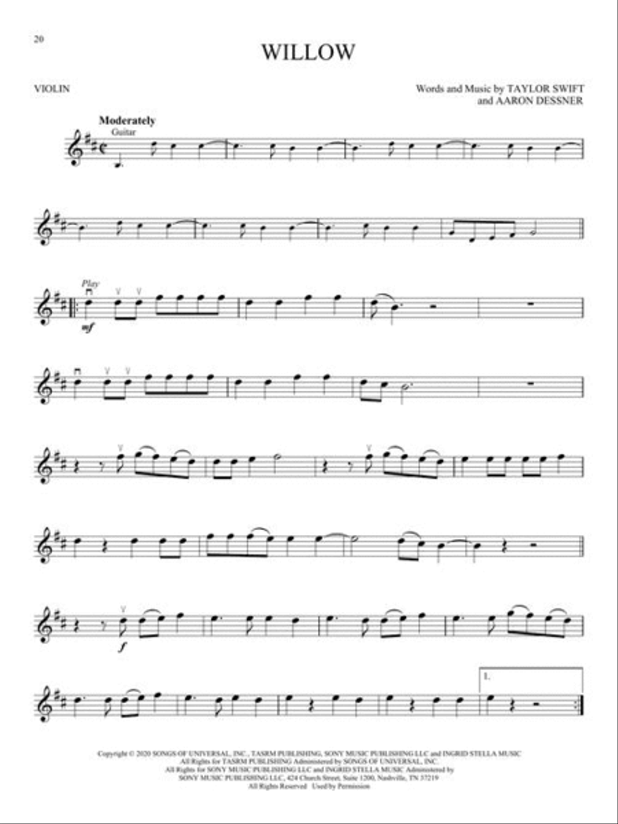 Hit Songs Hit Songs Violin Solo scores gallery preview page 5