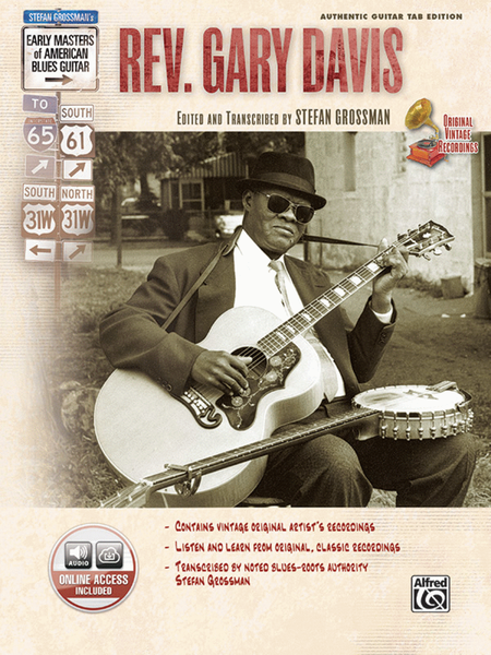 Stefan Grossman's Early Masters of American Blues Guitar: Rev. Gary Davis image number null